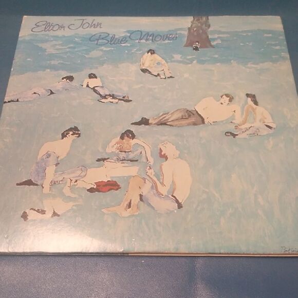 Elton John Blue Moves Vinyl Record - Picture 1 of 15